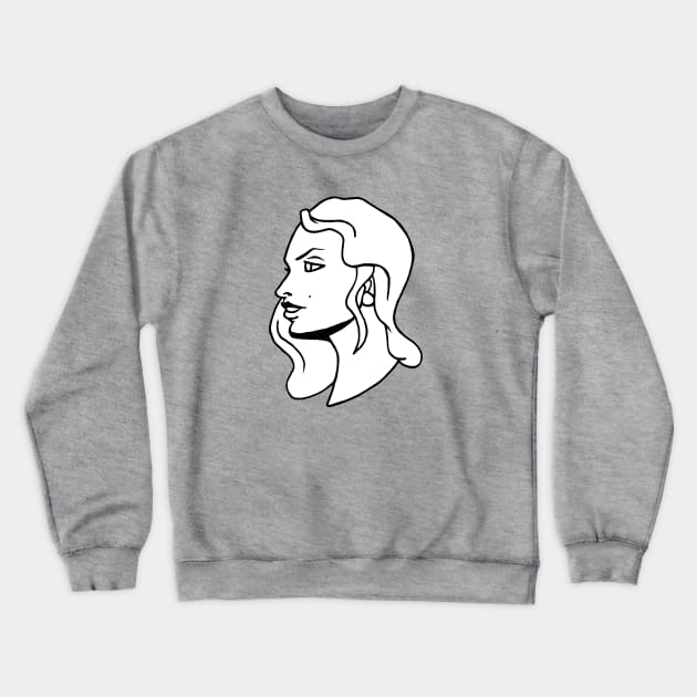 A Woman's Portrait Crewneck Sweatshirt by TaliDe